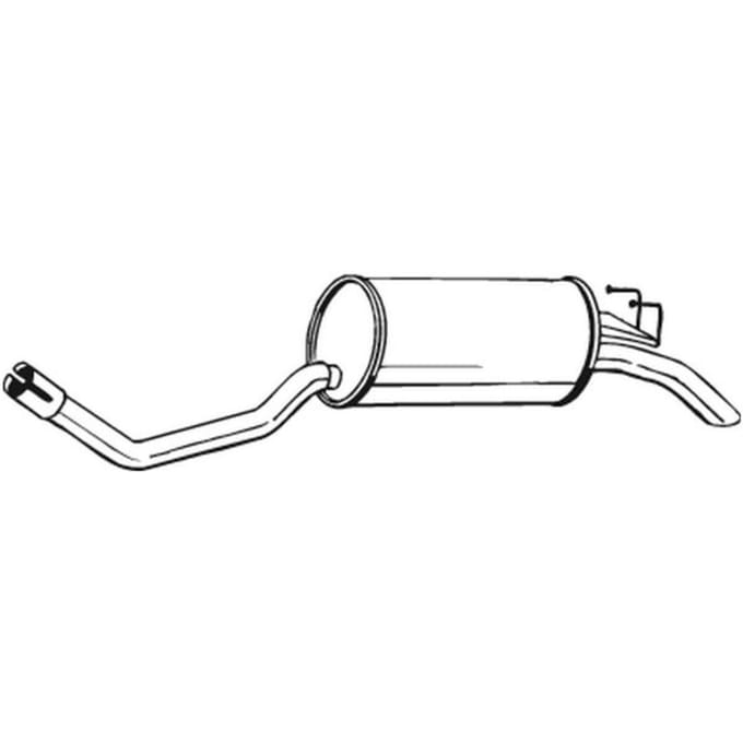 Geluiddemper achter BOSAL 148-123