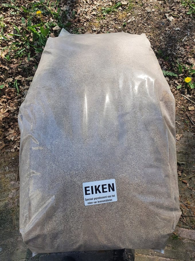 Eiken rookmot 30 x 60 l zakken
