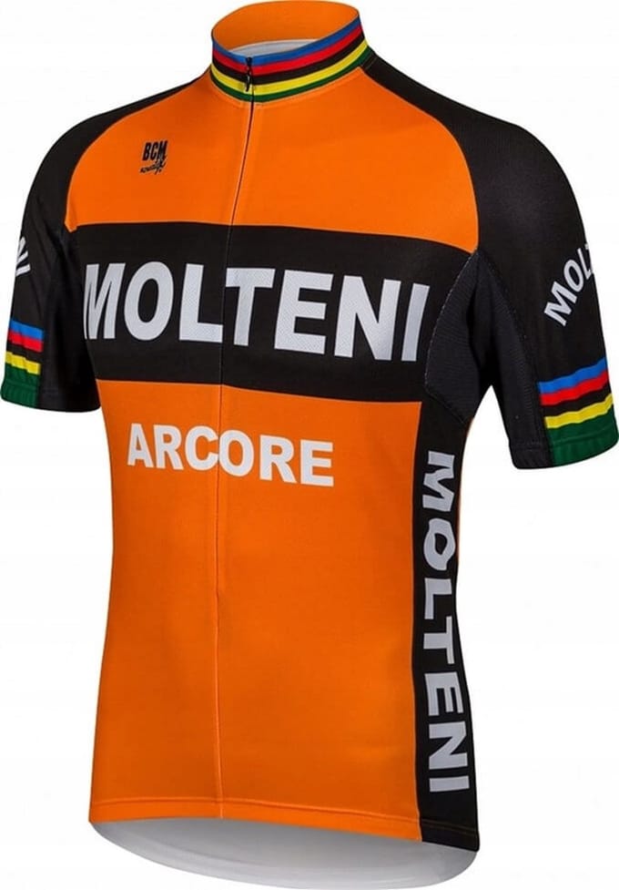 Molteni Arcore retro wielershirt korte mouw - S