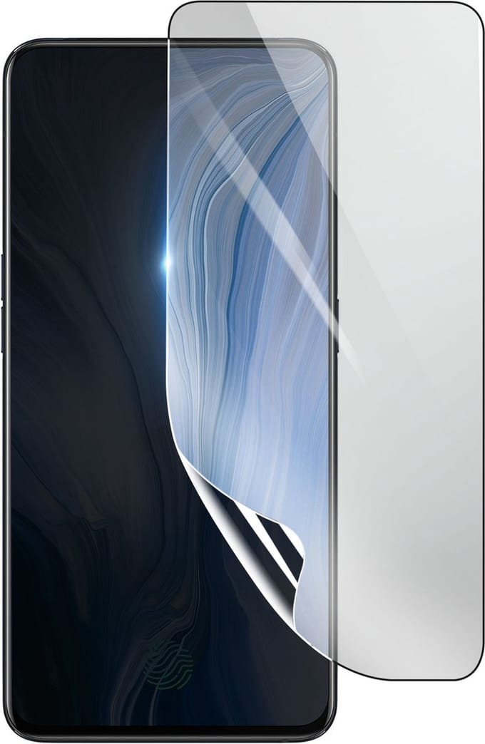 3mk, Geschikt voor Oppo Reno, Schokbestendige Hydrogel Screenprotector, Transparant