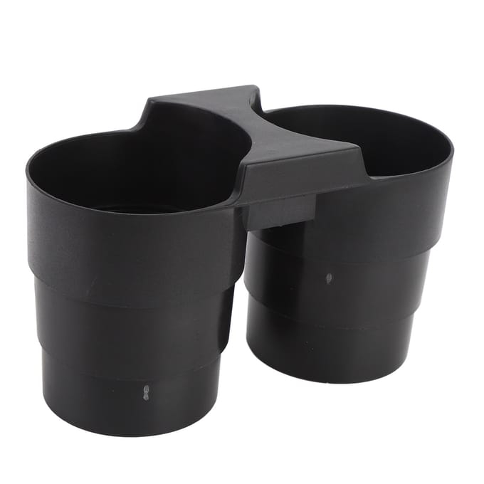 Middenconsole Dubbele Bekerhouder Stabiele Ondersteuning Deformatiebestendig Stijlvolle Look Vervanging voor C7 2014 2019 black