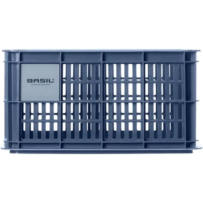 Basil Fietskrat L - Groot - 40 Liter - Blauw