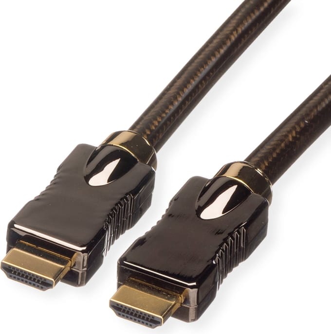 ROLINE HDMI Ultra HD Kabel met Ethernet, M/M, zwart, 2 m