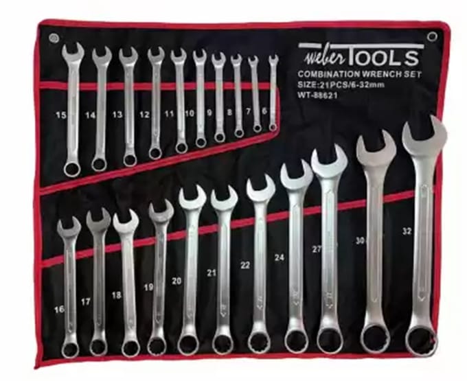 Steekring Sleutel set 21-delig