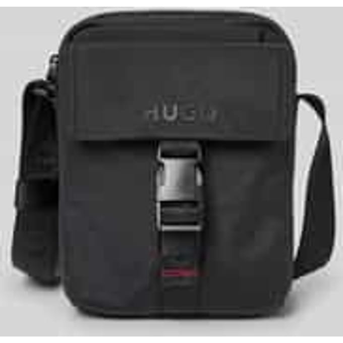 HUGO schoudertas Marsel Reporter Bag Black zwart