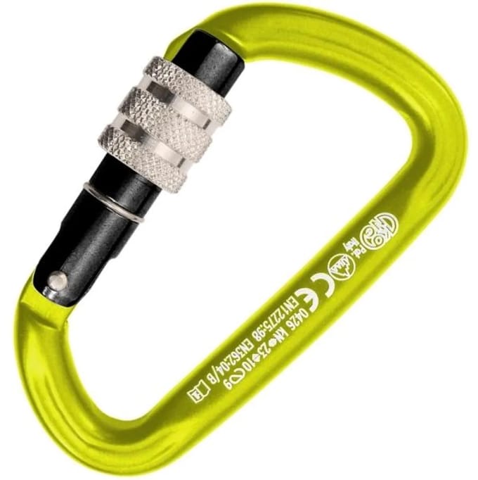 Kong Italy Trapper Threaded Karabijnhaak Geel