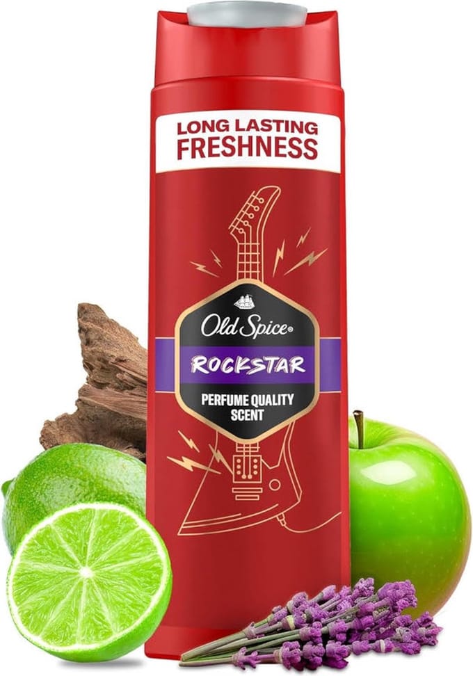 Old Spice Rockstar 3 in 1 body-hair-face wash 400 ML
