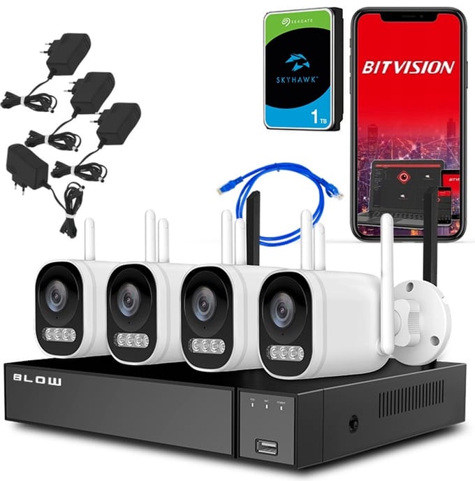 Blow Smart Wi-Fi Security Camera System