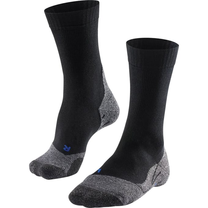 FALKE TK2 Cool anti-blaar dik lyocell functioneel materiaal wandelsokken dames zwart - maat 41-42