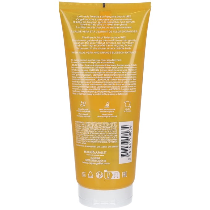 Roger & Gallet Bois D'Orange Wellbeing Shower Gel Bois D'Orange