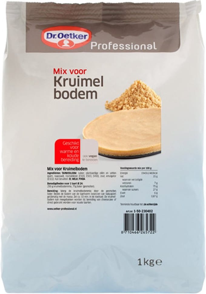 Dr. Oetker - Mix voor Kruimelbodem - 1kg
