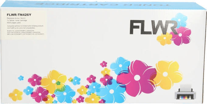 FLWR - Toner / TN-426 / Geel - Geschikt voor Brother