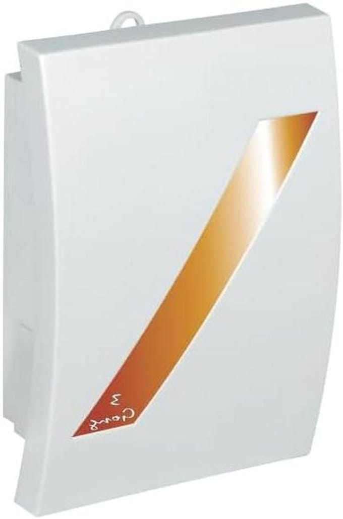 Elektronische Deurbel - Gong - Bezoekers Melder - Drie Keuzes - 85 dB - Wit