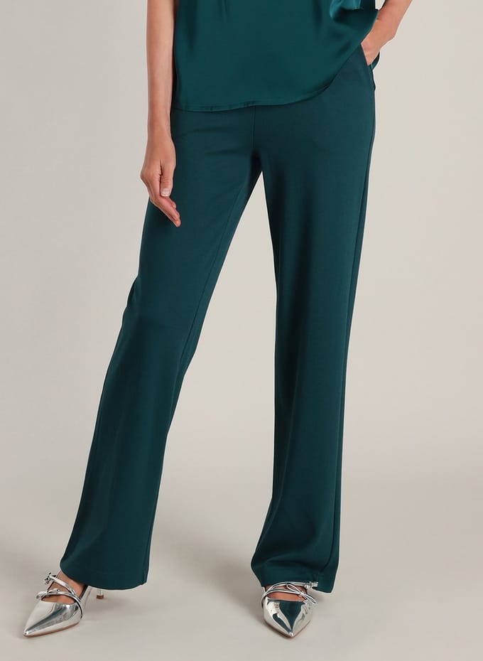 YEST YESTpaloma Bottoms - Teal Green - maat W36 / L32
