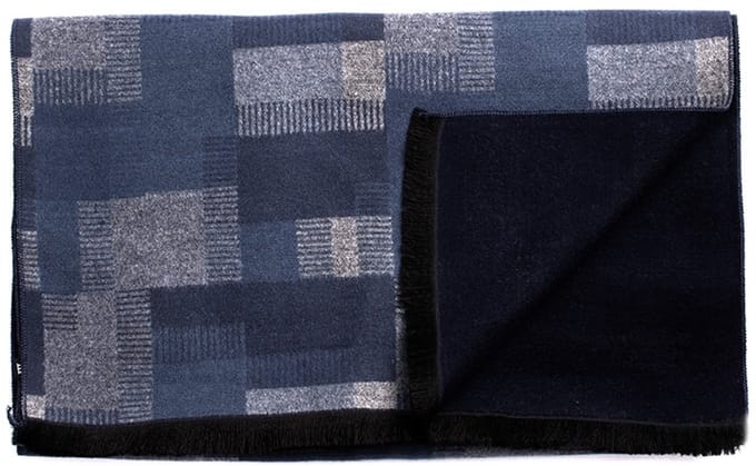 Tresanti DIONE Viscose scarf with patchwork Blue (TRSCIE214 - 800)