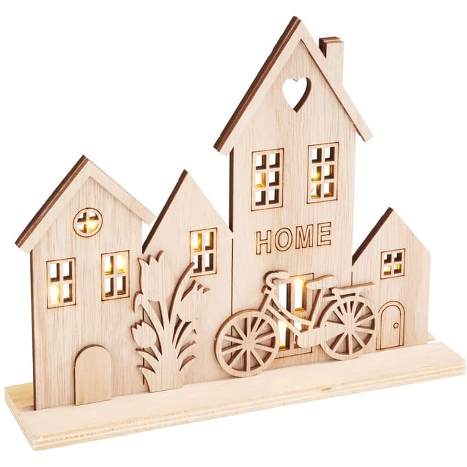 VBS Houten bouwpakket "Coming Home", incl. LED's