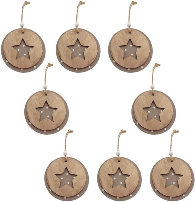 Dailygoody - Kersthangers - Decoratieve kerstboomhangers - 3D-effect