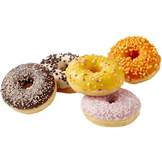 Gedecoreerde donuts Fairtrade cacao