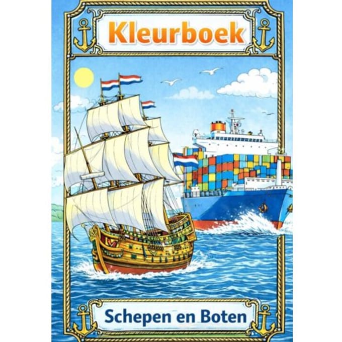 Kleurboek, Boten En Schepen. - H. Mourits