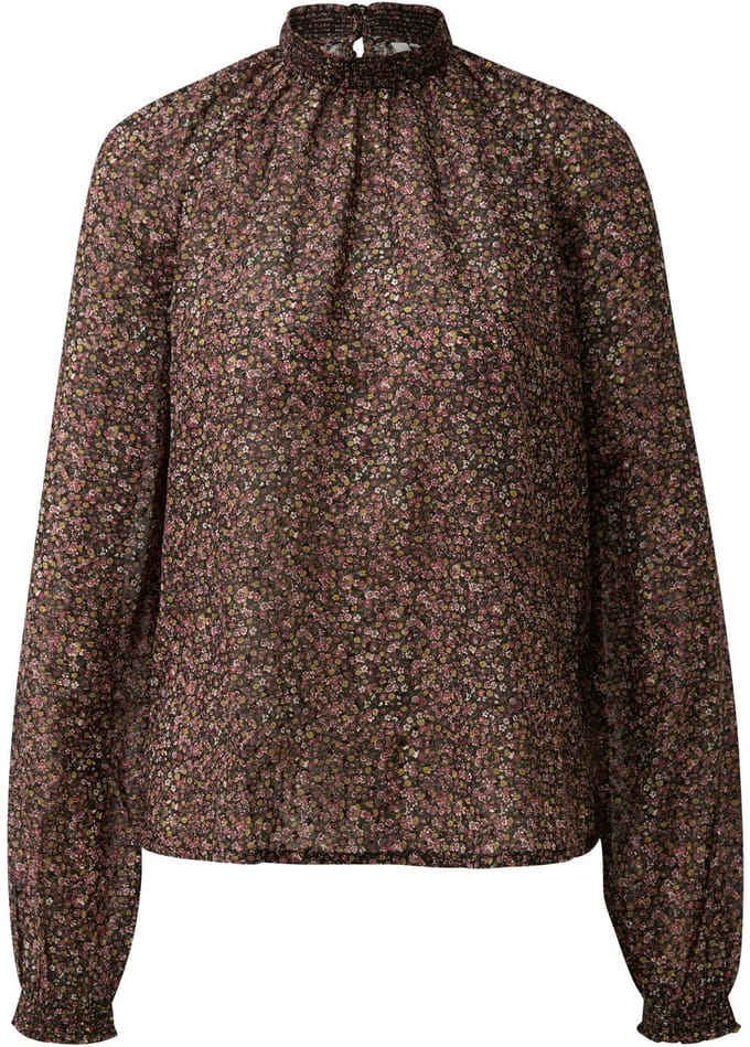 Q/S designed by - Dames bloes - Maat 36 - Vrouwen - ZWART - polyester