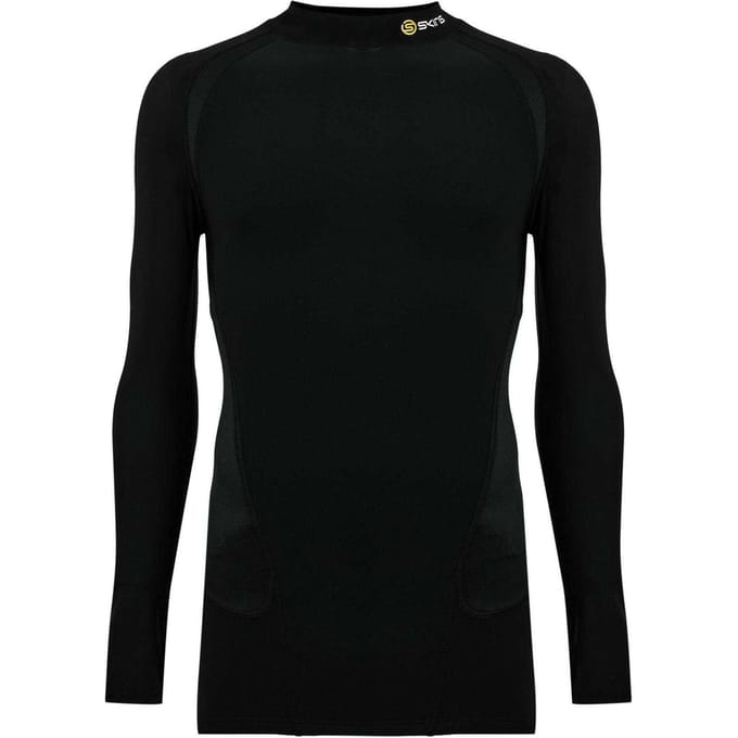 Skins Heren G400 Plain Performance-shirt met lange mouwen (Zwart)