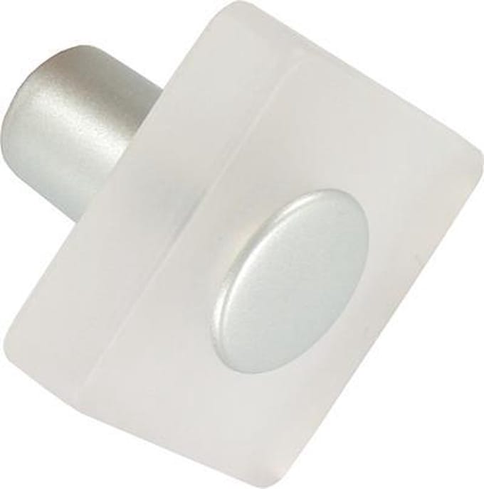 AVENUE meubelknop Clear mat acrylaat vierkant 30x30mm | TRANSPARANT