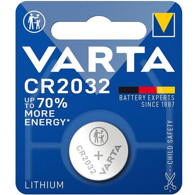 Varta CR 2032 - Lithium Knoopcel batterij - 3 Volt - 1 stuk