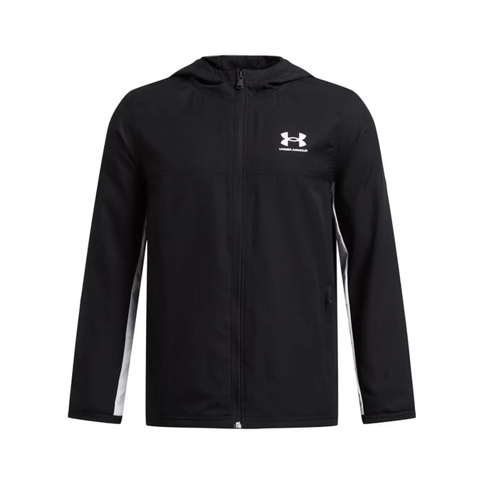 Under Armour Rival Woven Trainingspakken Kinder - Zwart - Maat 122 - 127 CM - Poly Woven
