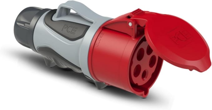 CEE Koppeling GRIP TT 32A 5-polig Vermogenskoppeling Blauw