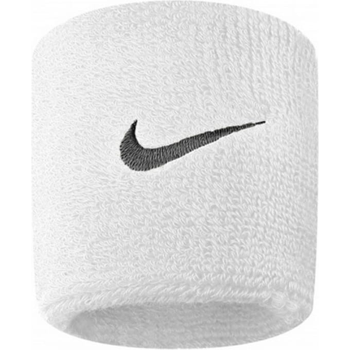 Nike Unisex Volwassenen Swoosh Polsband (Set van 2) (Wit)