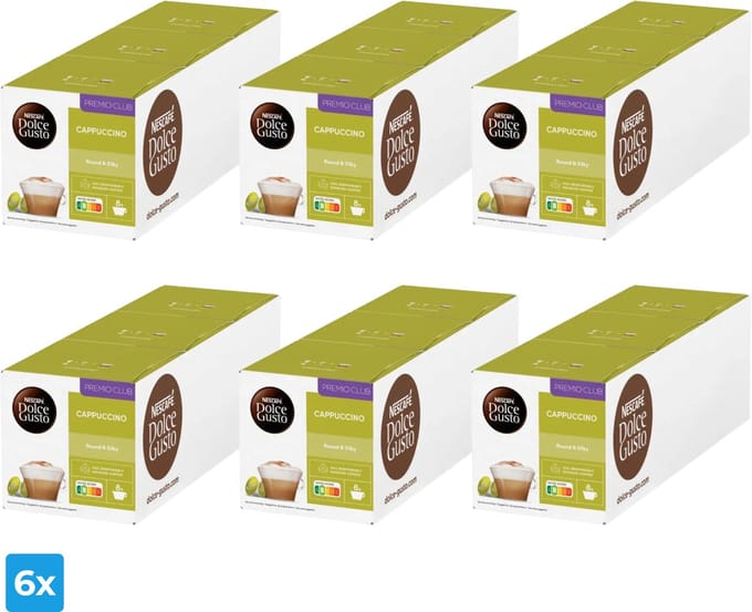 Nescafe Dolce Gusto Cappuccino (6x 48 cups)