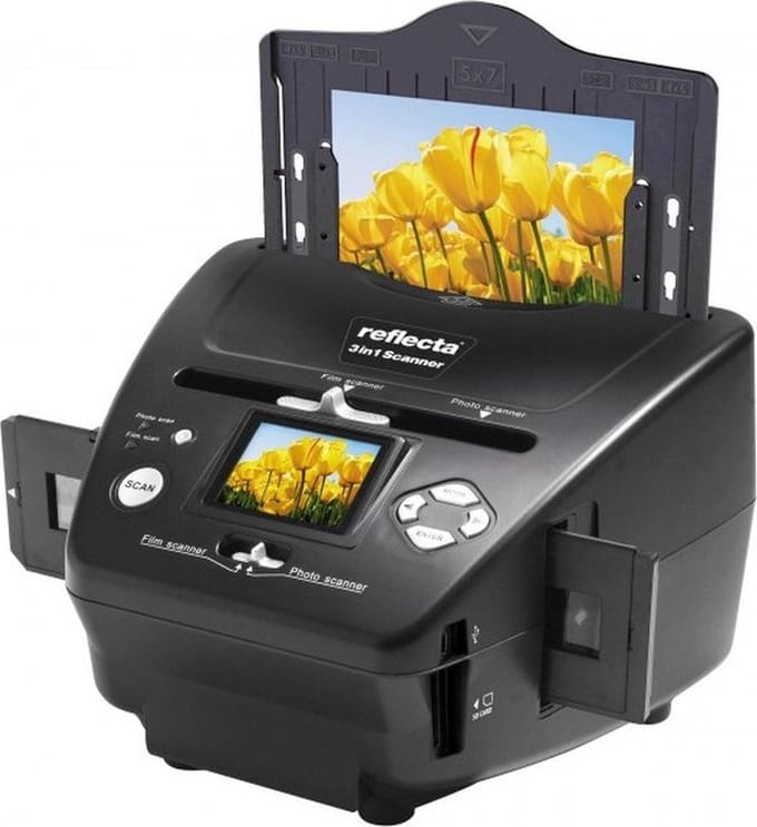 Reflecta 3in1 Scanner - film scanner - desktop - USB 2.0