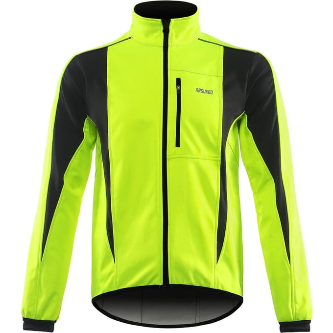 Winter Warm UP fietsjack Ademende fietsbovenkleding Winddicht waterdicht fietsjack L