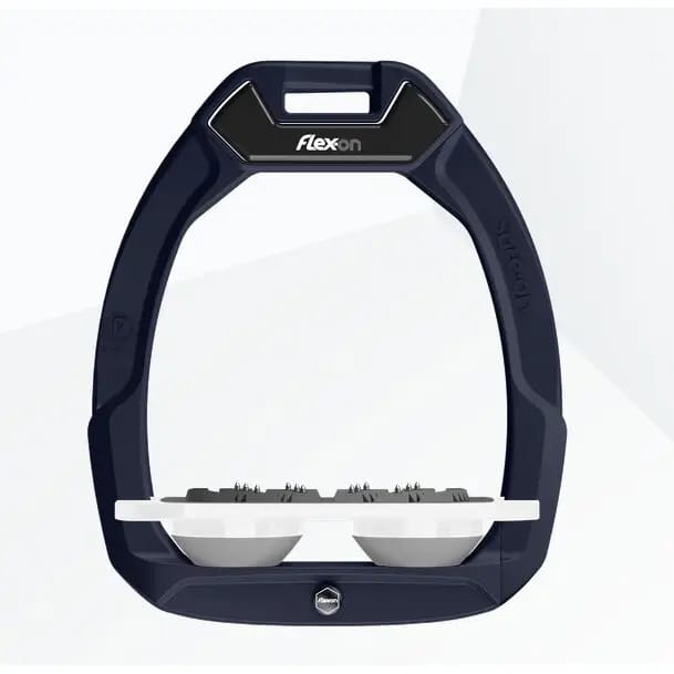 Veiligheids stijgbeugels Plat Ultra Grip Marine/Wit/Grijs Flex-On Safe-On
