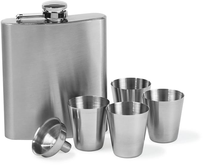 Funktion Pocket flask set 200 ml Steel