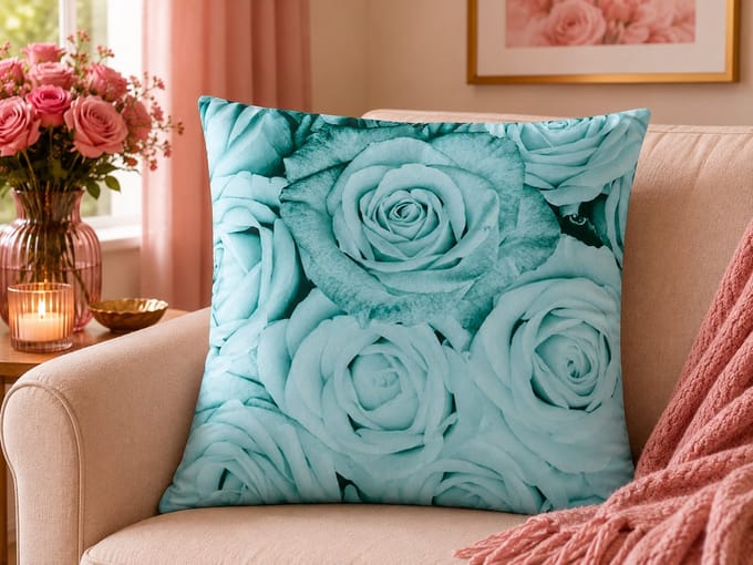 Rose Garden Collection kussenhoes - rozen - 45x45 cm