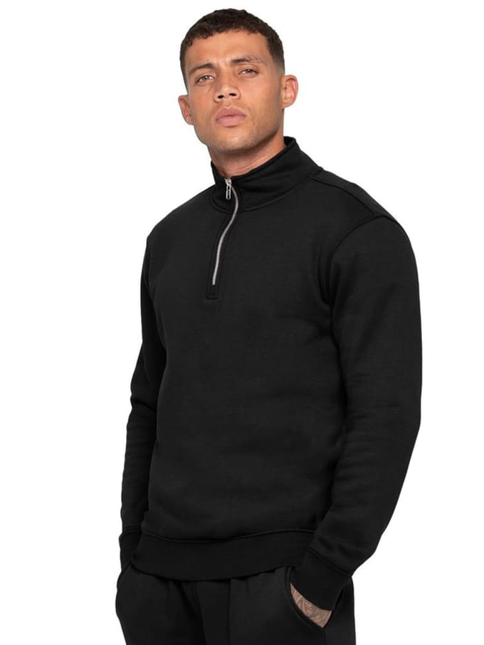 Enzo Milano | Heren Half Zip Sweatshirt Trainingspak Set