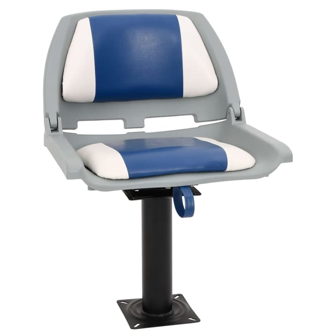 vidaXL - Bootstoelen - 2 - st - met - poot - 360° - draaibaar