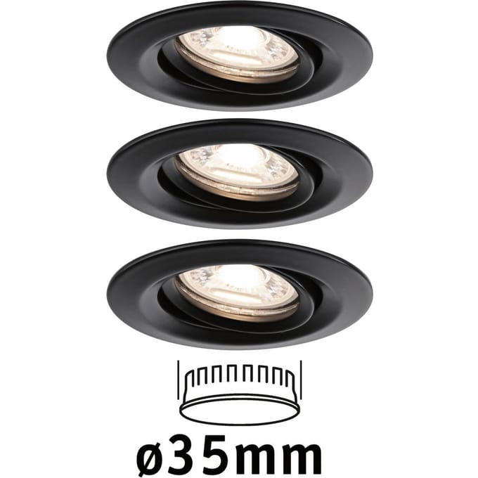 Paulmann Nova Mini Plus LED easydim 3 zwart