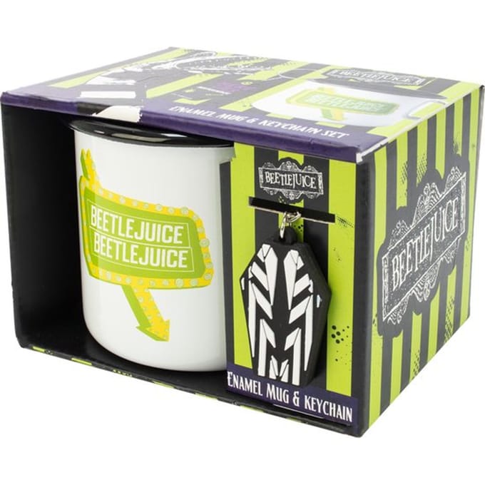 Beetlejuice - Enamel Mug & Keyring