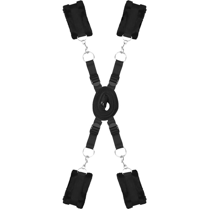 Blaze bed bondage set - Zwart