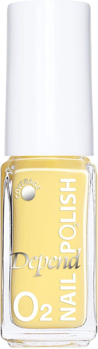 |Depend Cosmetics| Nagellak |Zuurstofdoorlatend| Nailpolish| O2| Geel|714|