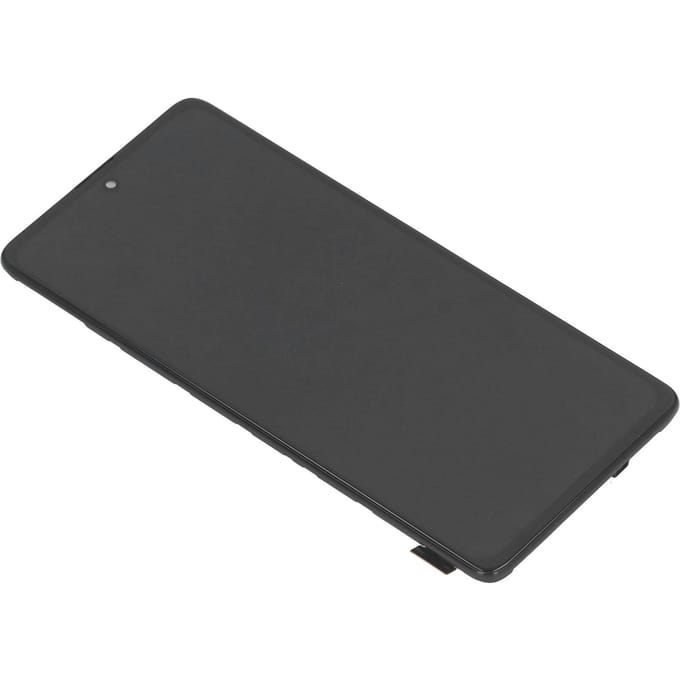 Remplacement d'écran avec outils de réparation d'empreintes digitales, écran tactile pour Galaxy A71 A715 black