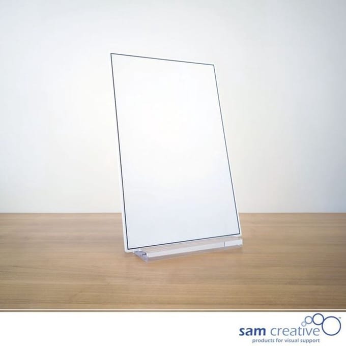 Whiteboard Acryl Desk Series White 21x30 cm