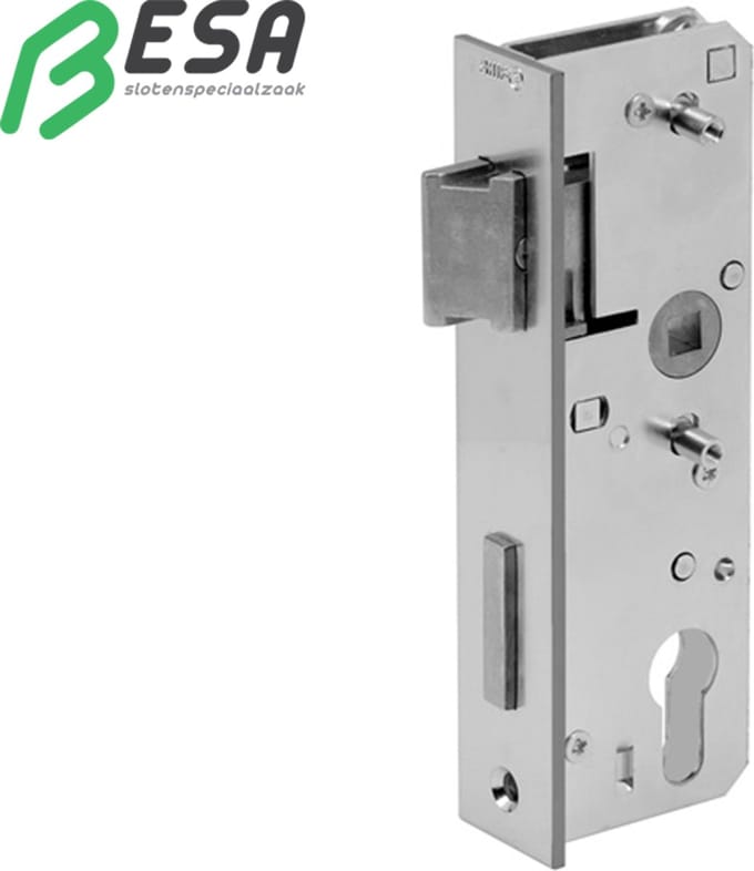 AMF 10645 poortslot 143U-40ZW met VoorPlaat: 33mm