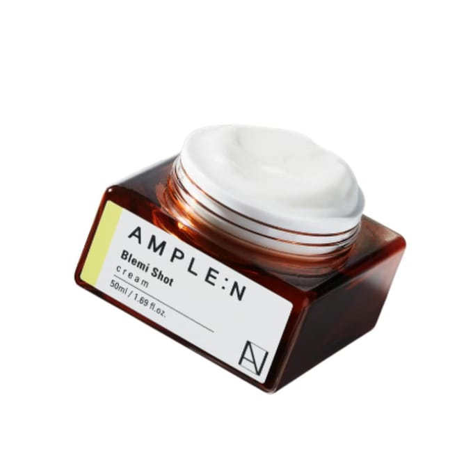AMPLE:Crème N Blemish Shot Taches Sombres 30ml – Crème de Nuit Antioxydante Éclaircissante beige