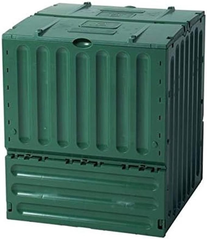 Grote Groene Compostagemmer 600 Liter - Ventilatie voor Tuincompost