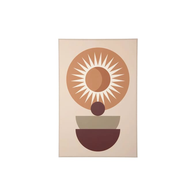 Present Time Wanddecoratie Abstracto Sol - Multicolor - 3x40x60cm - Modern