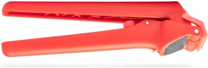 Knoflookpers Garject Lite , Rood Nylon - 19cm - Easy Clean | Dreamfarm