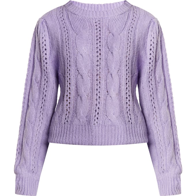 Mymo Gebreide trui Dames violet